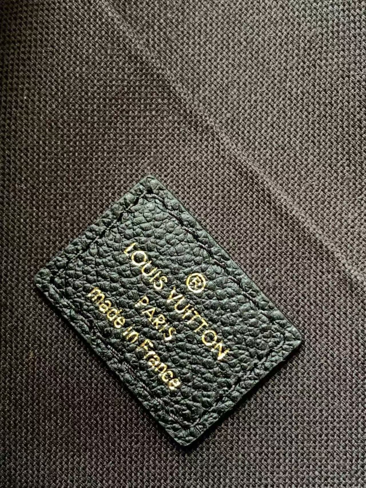 LV Pochette Félicie Chain Bag Black Grain Cowhide