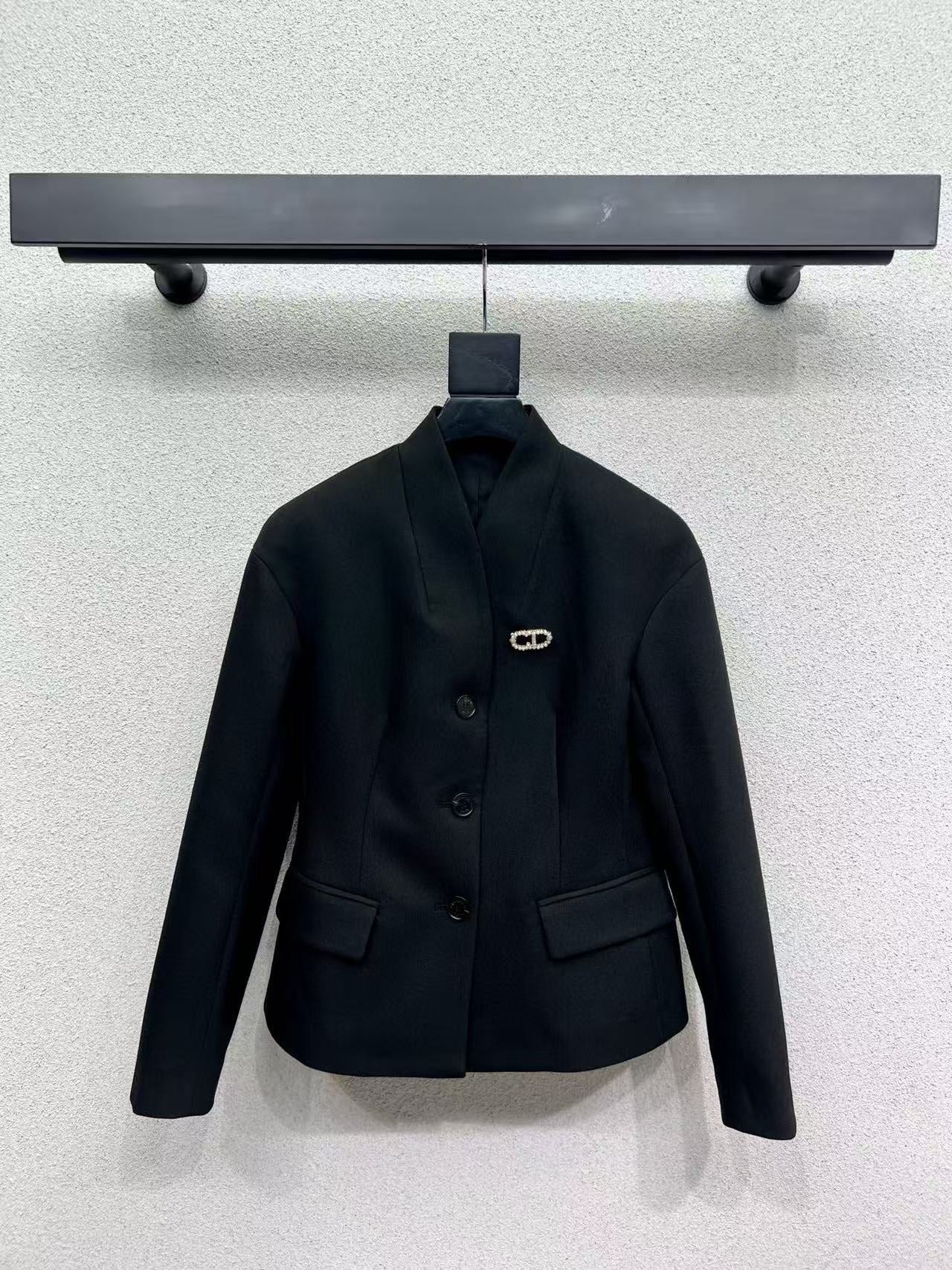 Dior Jacket Black and Red Polyester
