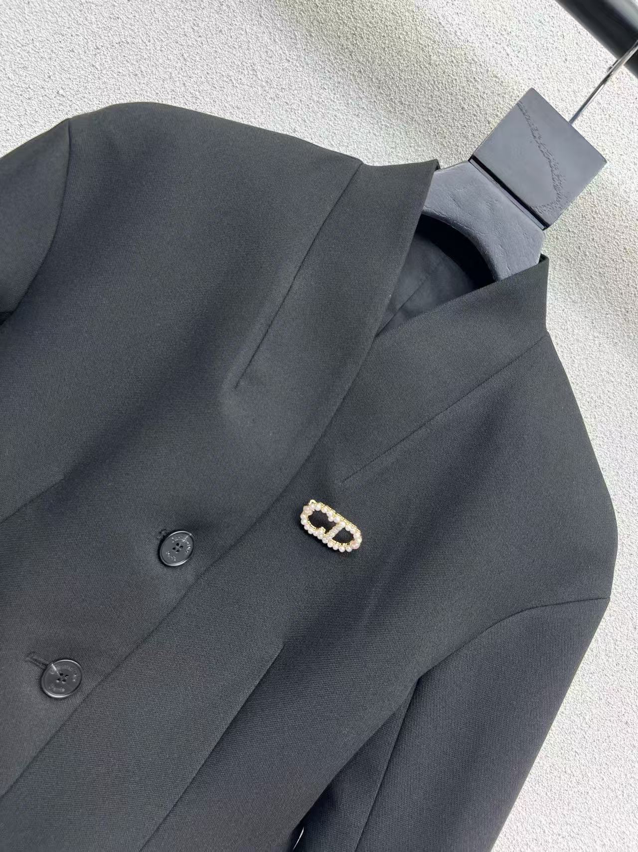 Dior Jacket Black and Red Polyester