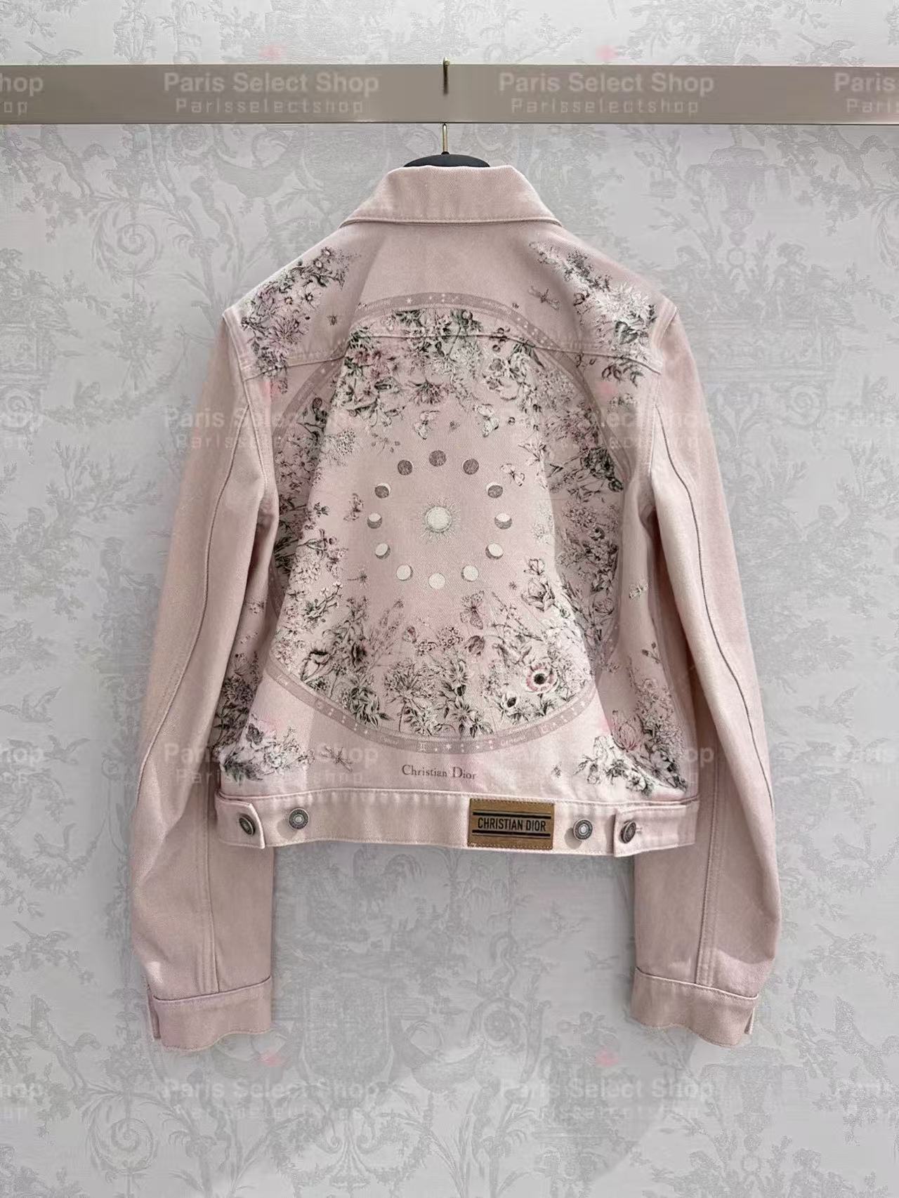 Dior Jacket Pink and White Cotton