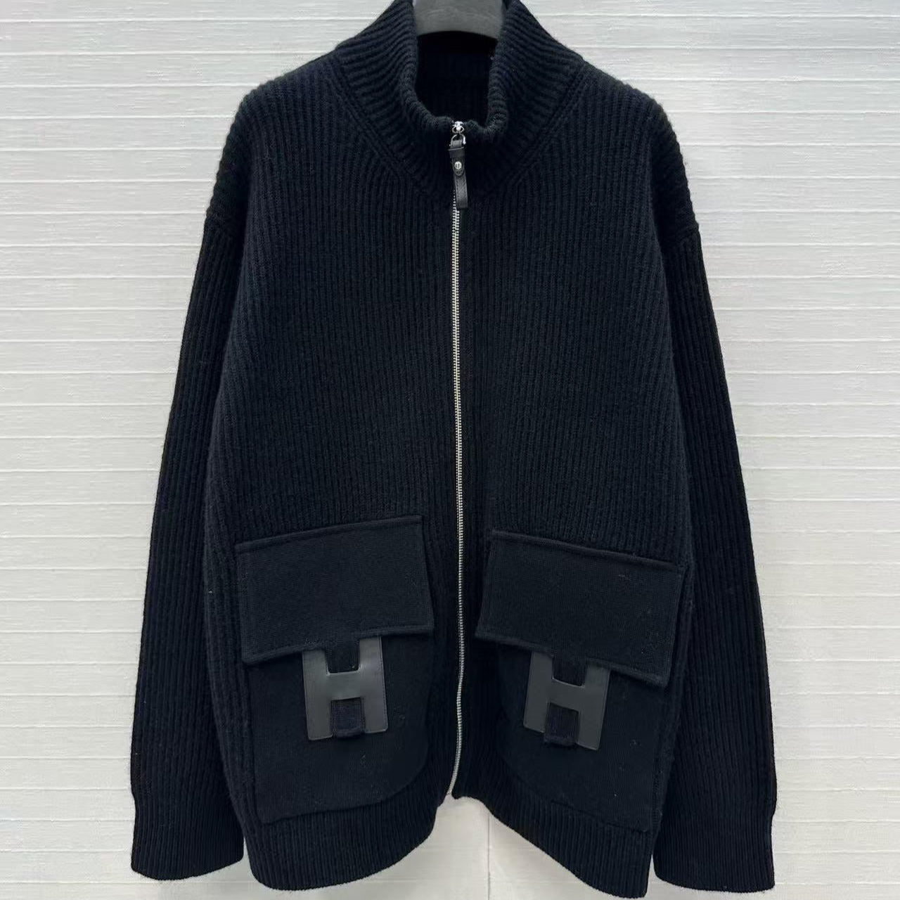 HM 25 Jacket Black Wool 02659