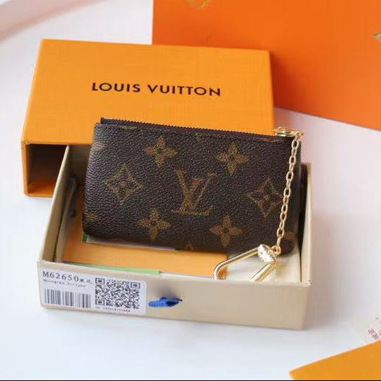 LV 25 Wallet Brown Leather