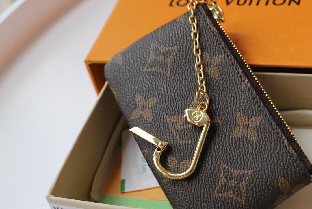 LV 25 Wallet Brown Leather