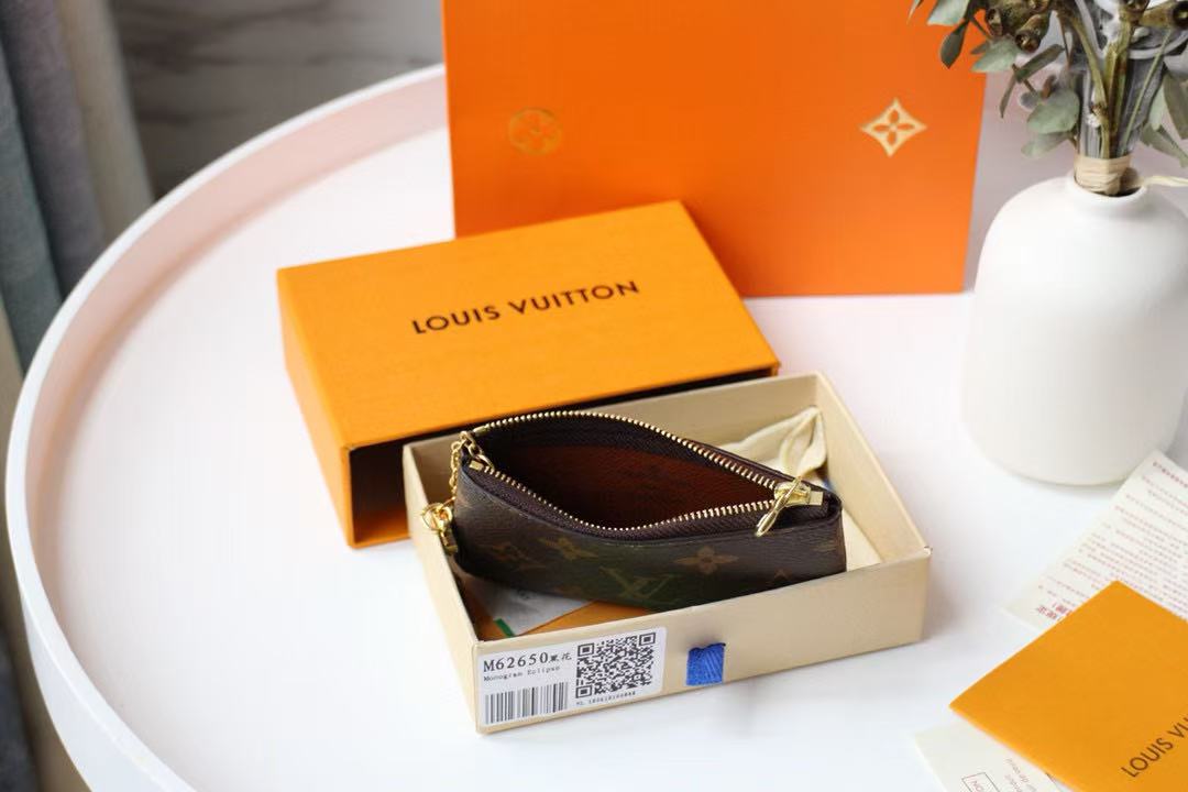 LV 25 Wallet Brown Leather