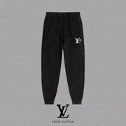 LV 25 Pant Black Cotton