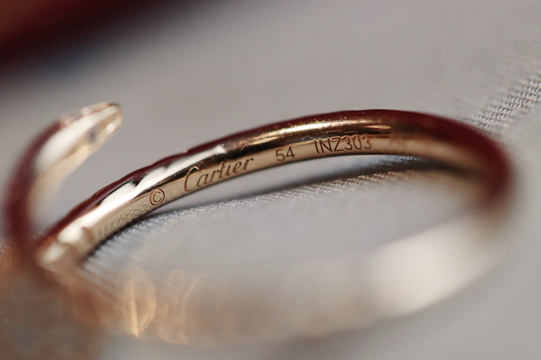 JUSTE RING 1.8MM PINK GOLD DIAMONDS