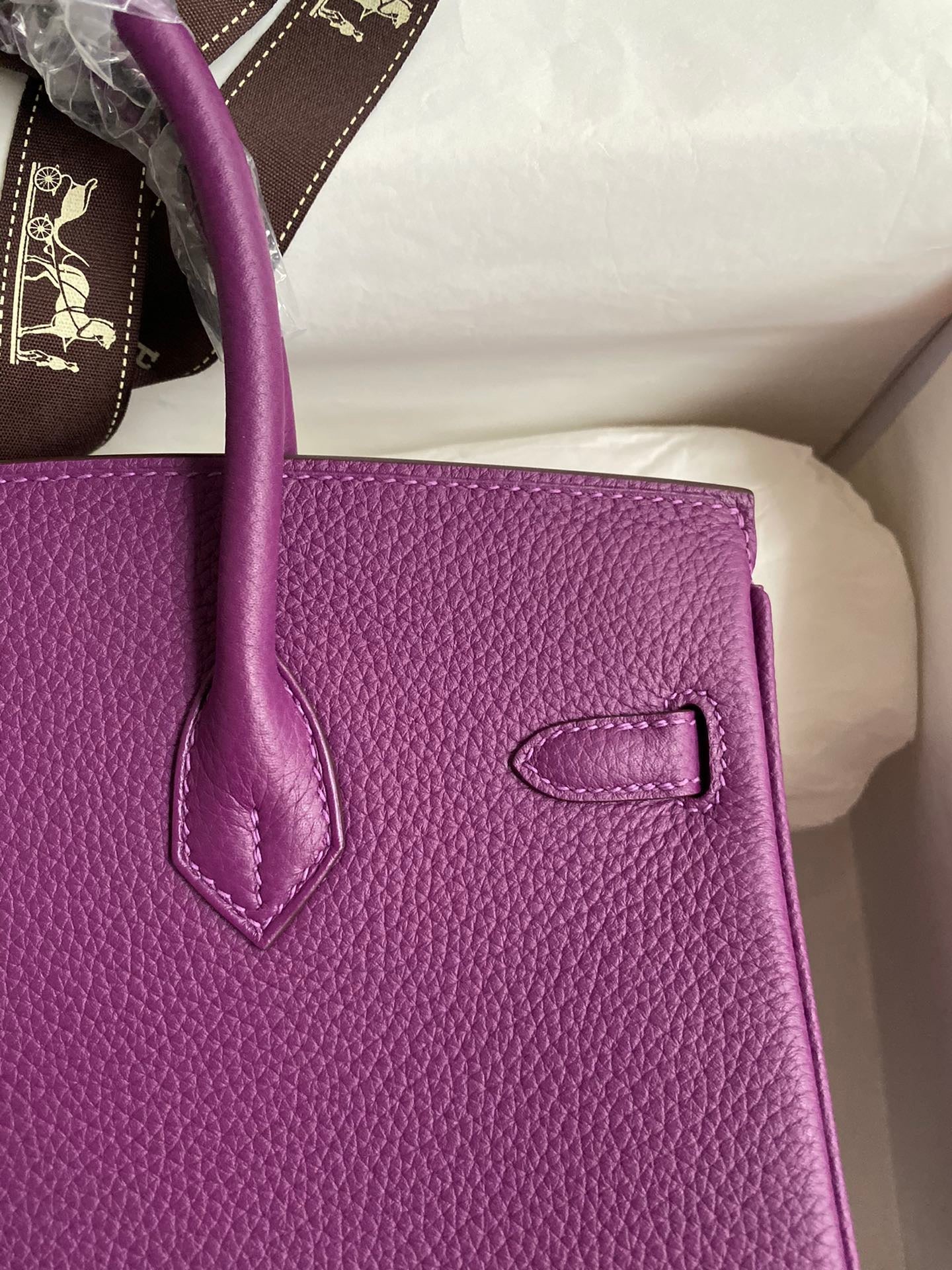 Hermes 2025 Birkin Bag Purple With Gold Hardware Togo Leather