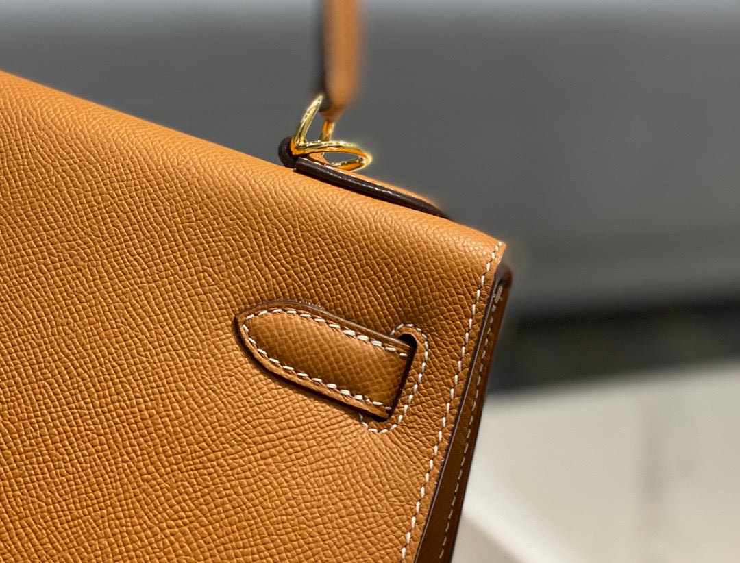 Hermes 2025 Kelly Brown Togo Leather with Gold Hardware