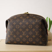 Louis Vuitton Cosmetic GM Pouch Brown Monogram Coated Canvas