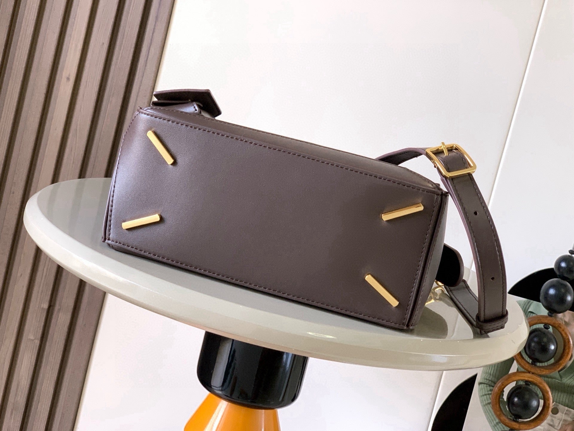Loewe 2026 Featherlight Puzzle Bag 24cm Brown Nappa Lambskin