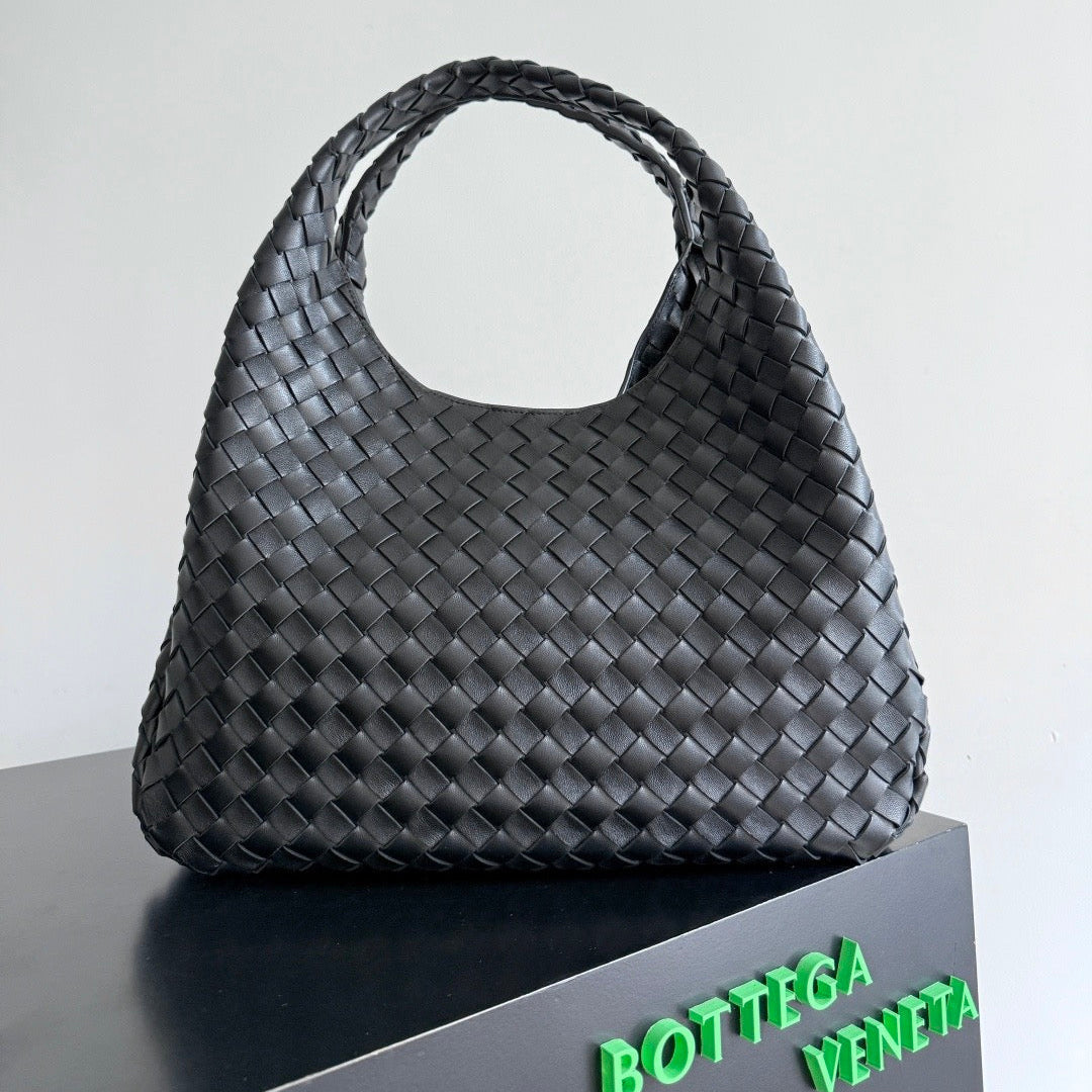 BV 2026 Campana Shoulder Bag 39cm Black Leather