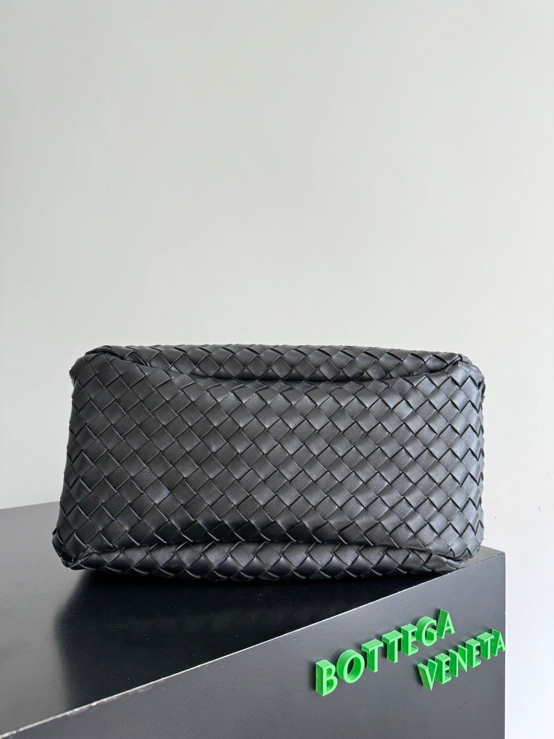BV 2026 Campana Shoulder Bag 39cm Black Leather
