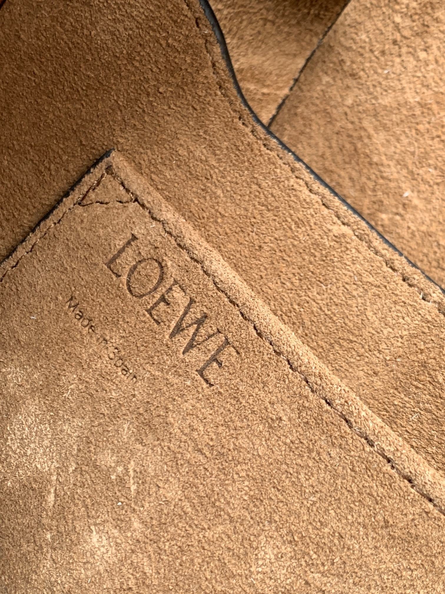 Loewe 2026 Gate Dual Bag 28cm Brown Calfskin