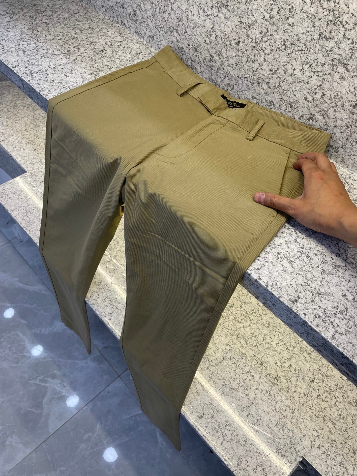 Loro Piana 2026 Trouser Navy Blue Beige Black Cotton