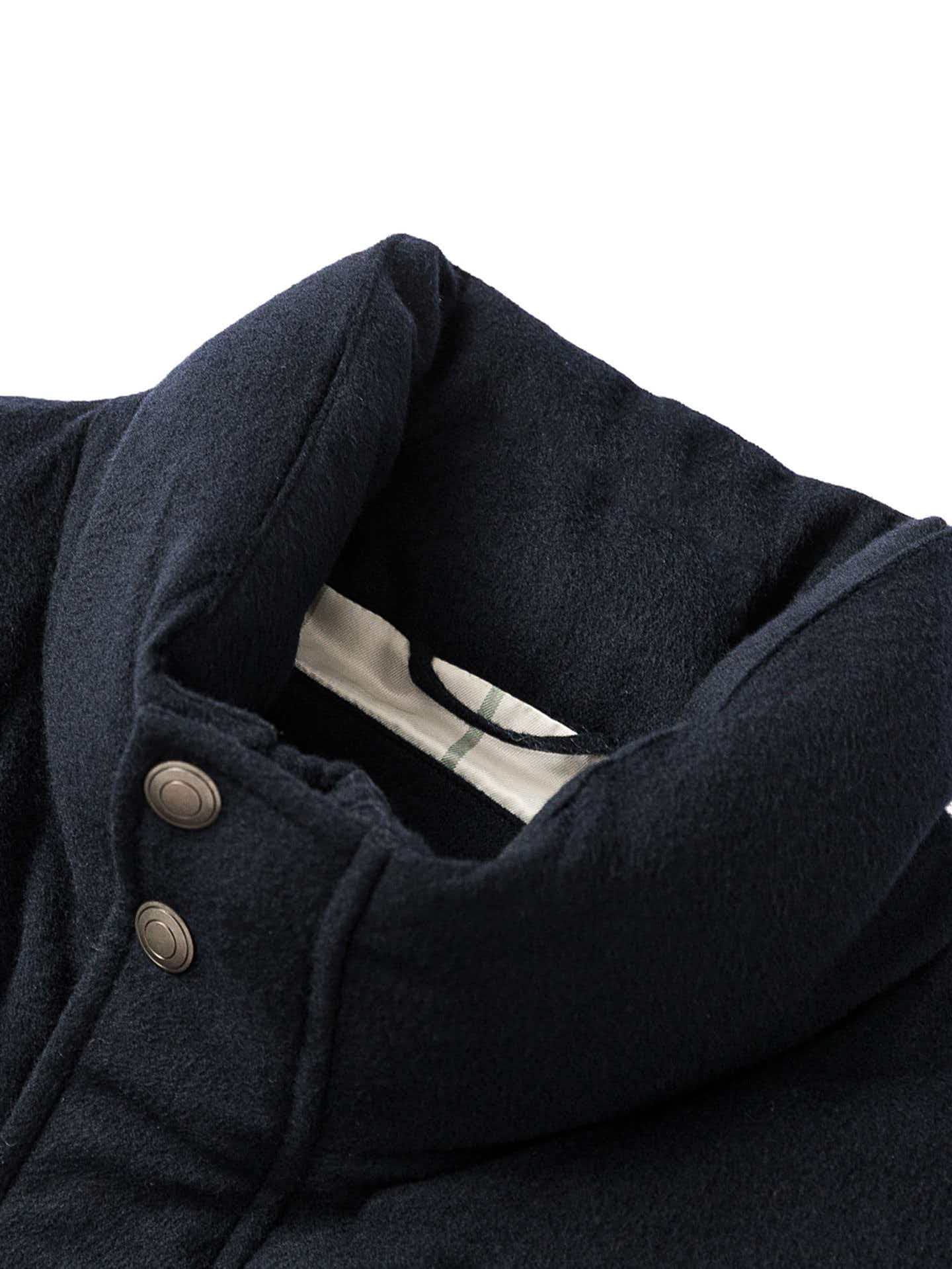 Loro Piana 2026 Giulio Quilted Navy Blue Cashmere Down Jacket