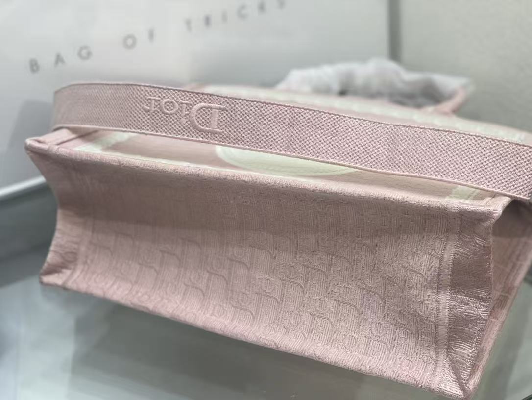 Dioramour Medium Dior Book Tote 36cm with Strap Canvas