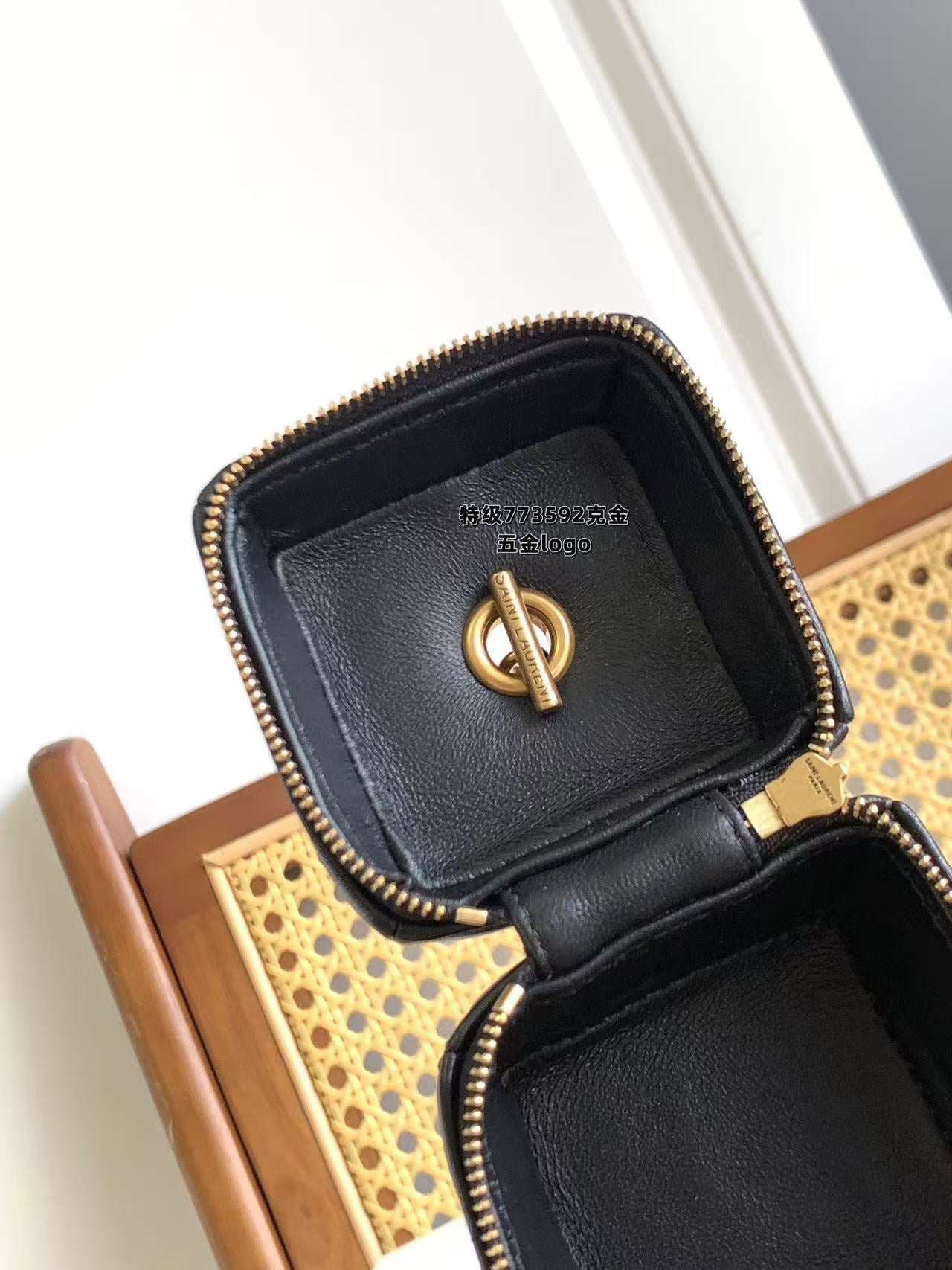 Saint Laurent Cassandre Matelasse Carré Mini Cube On Chain