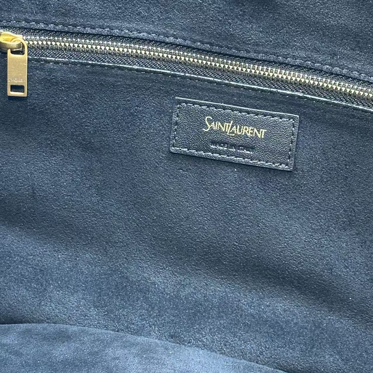 Saint Laurent 2026 Mombasa Shoulder Bag Black Leather