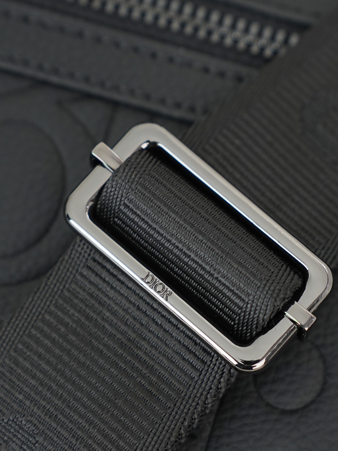 LV 2026 Rider Zipped Messenger Bag Black Calfskin