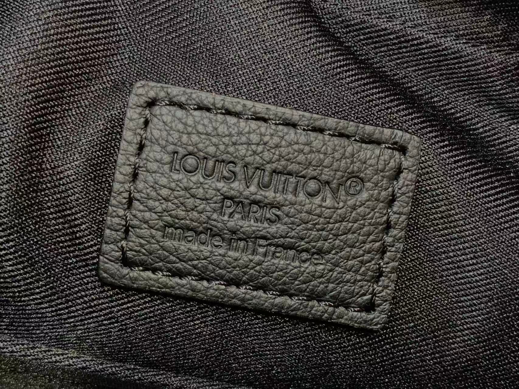 LV 2026 Trio Messenger Black Monogram Shadow Leather