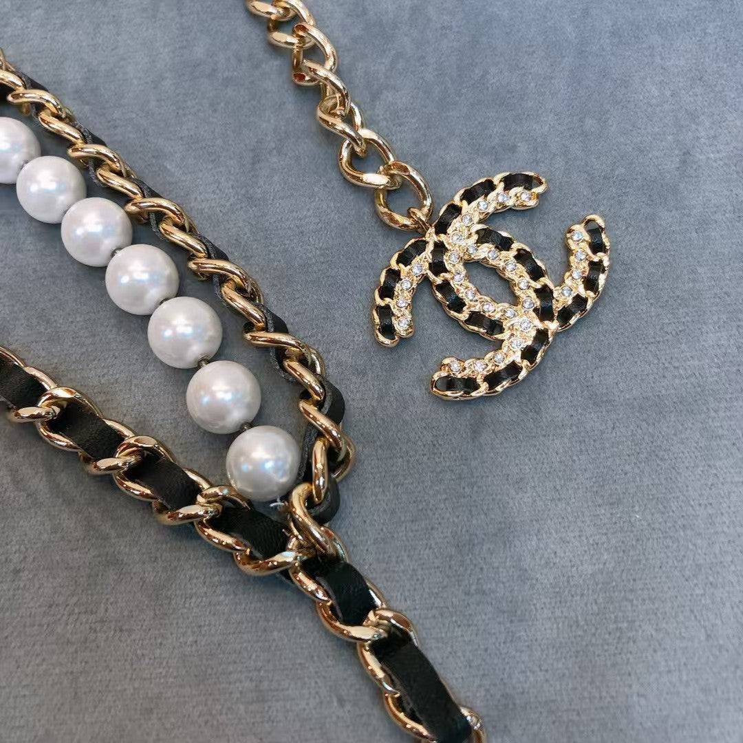 Chanel Pearl Chain Belt