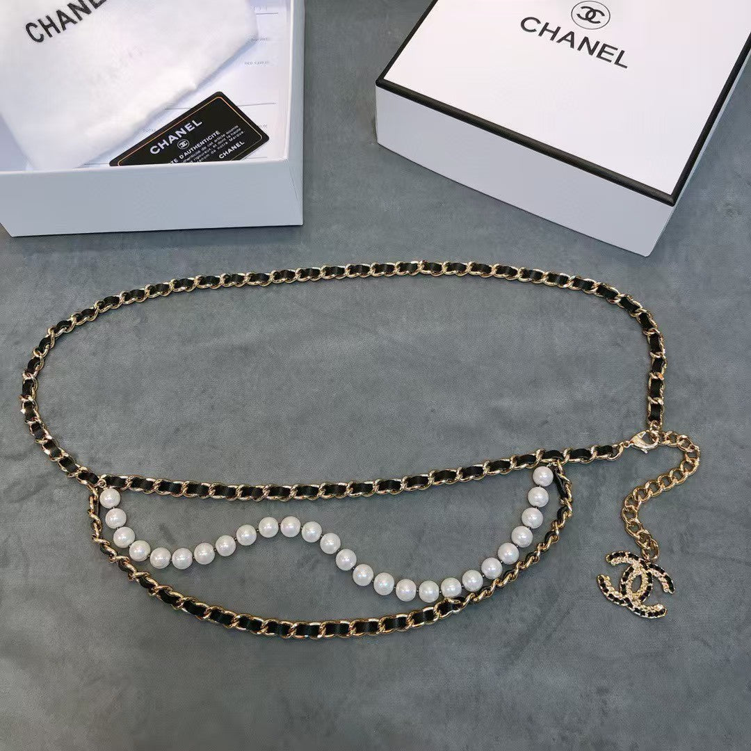 Chanel Pearl Chain Belt