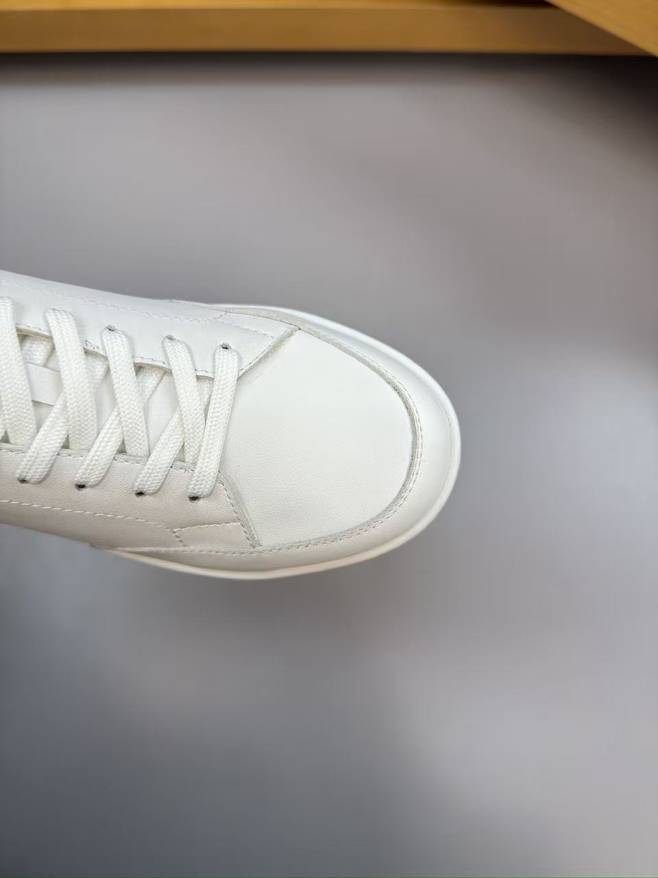 Burberry 2026 Check Cuff Sneaker White Leather