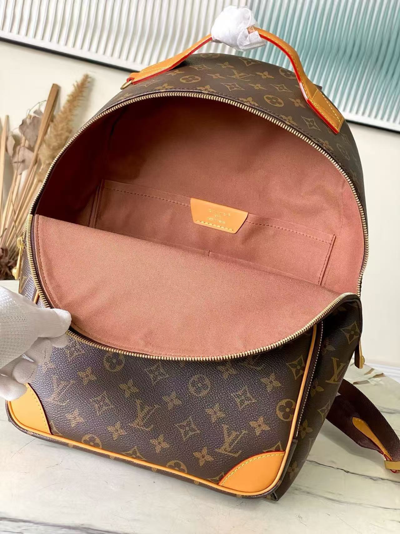 Louis Vuitton 2026 Discovery Cargo Backpack Brown Monogram Canvas Cowhide