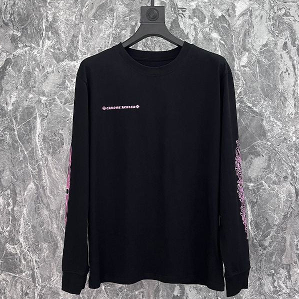 Chrome Hearts 2026 Matty Boy Shirt Black Pink Cotton