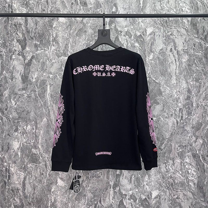 Chrome Hearts 2026 Matty Boy Shirt Black Pink Cotton