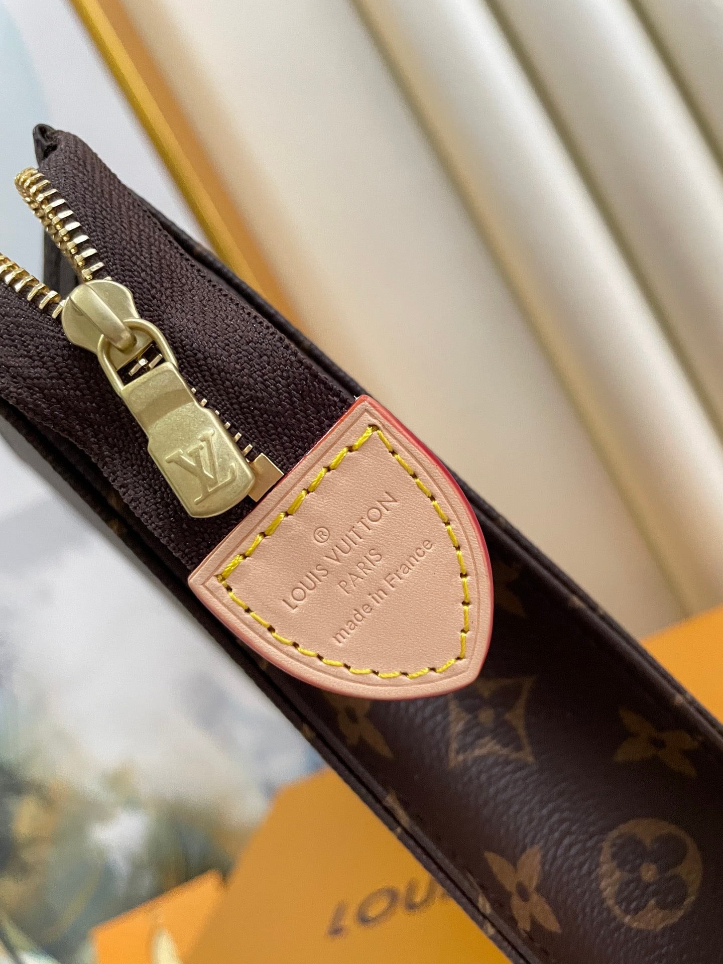 Louis Vuitton Toiletry Pouch 26 Brown Monogram Canvas Cowhide