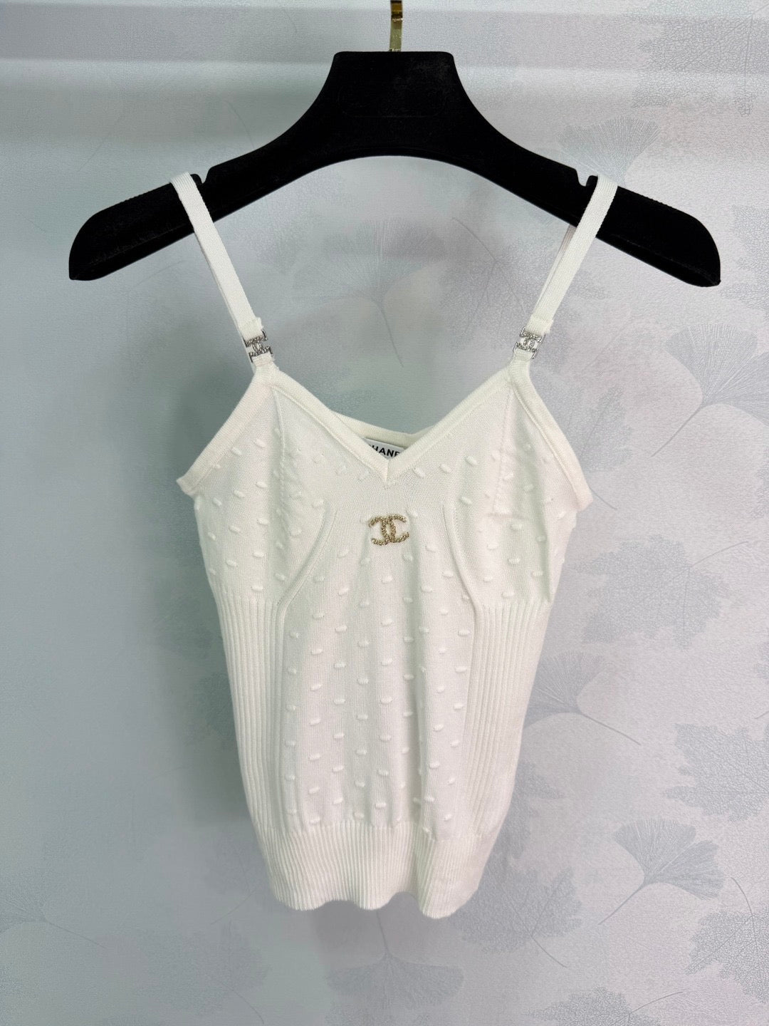 Chanel 2026 Camisole Black and White Cotton