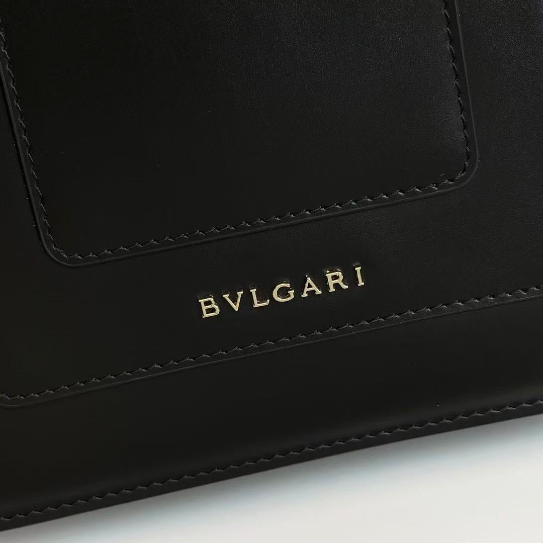 Bulgari Serpenti Forever Bag 20cm Black Lambskin