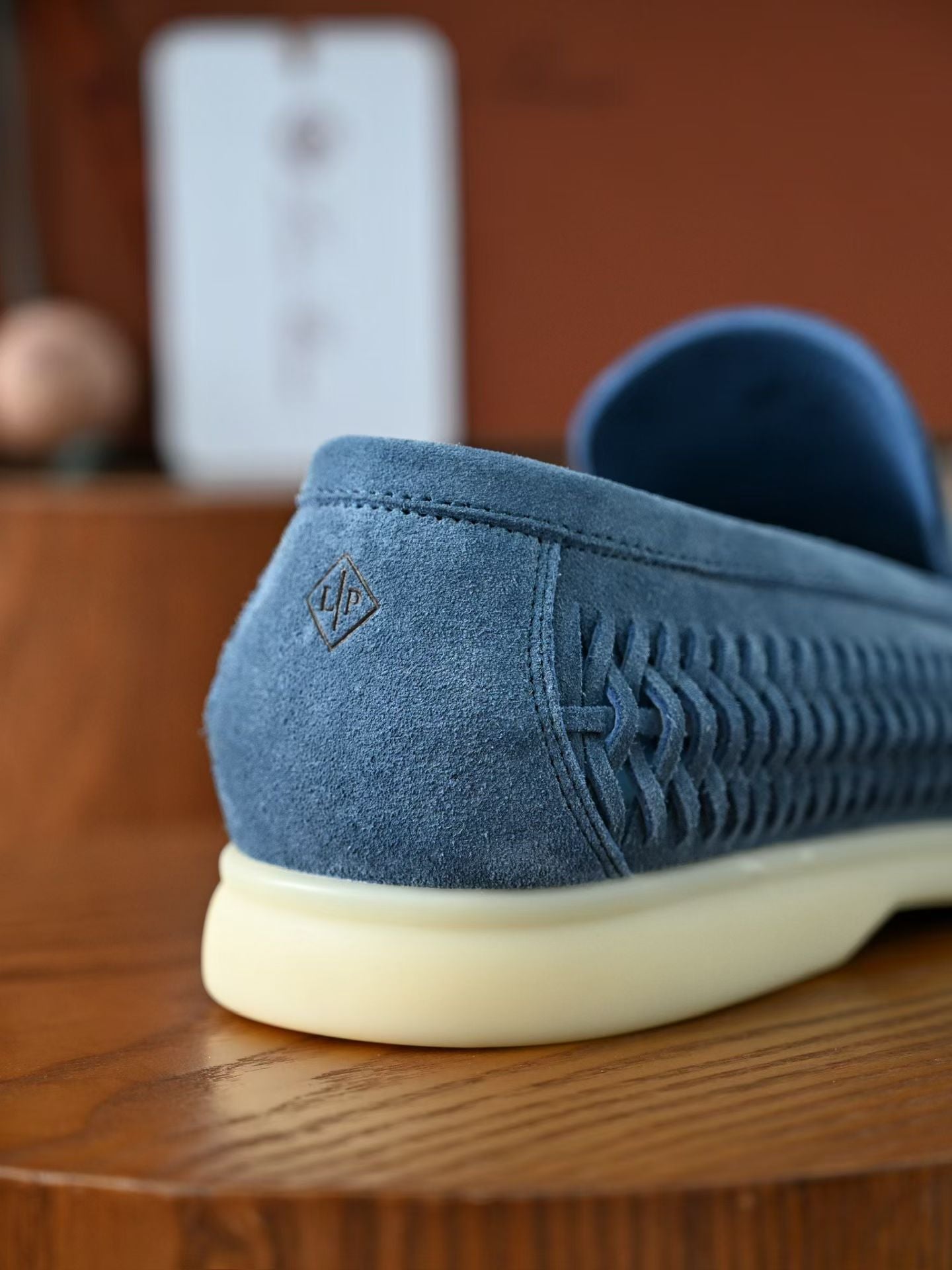 Loro Piana 2026 Summer Walk Loafer Blue Suede Leather