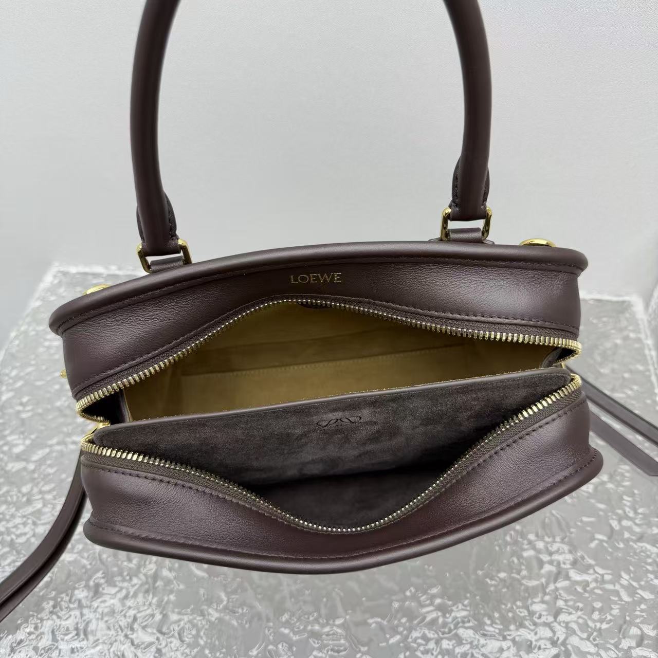 Loewe 2026 Amazona 180 Bag 24cm Brown Soft Calfskin