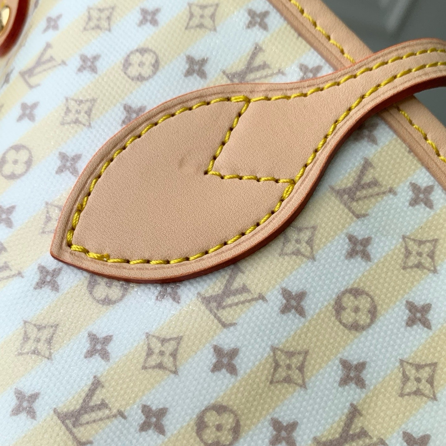 LV 2026 Stamp Collection Neverfull Medium Bag Multicolor Canvas