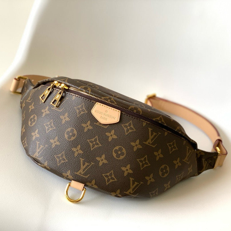 Louis Vuitton 2026 Monogram Bumbag 37cm Brown Canvas Leather