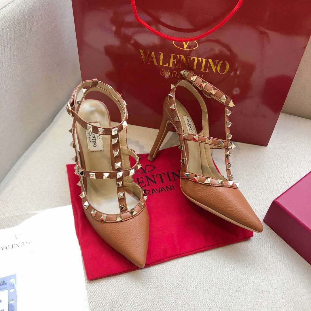 Valentino Rockstud Caged Pump 95mm Leather