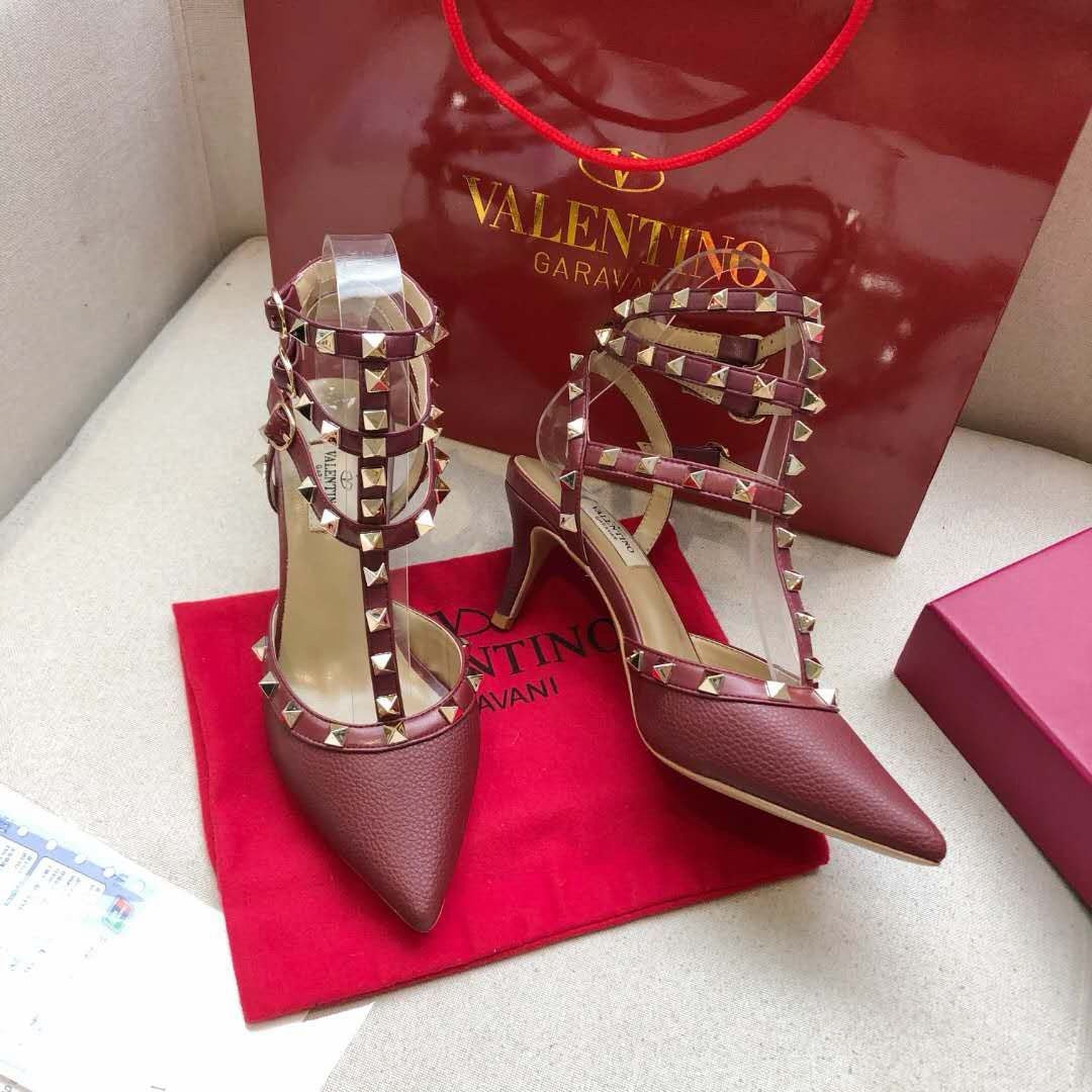 Valentino Rockstud Caged Pump 65mm Leather