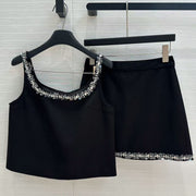 Gucci Vest Set Black Cotton
