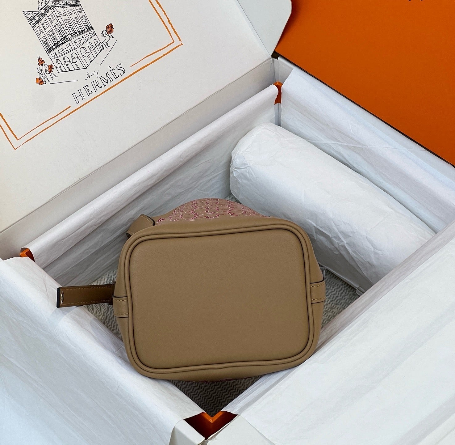 Hermes 2026 Picotin Lock Micro "Lucky Daisy" Bag Swift Leather