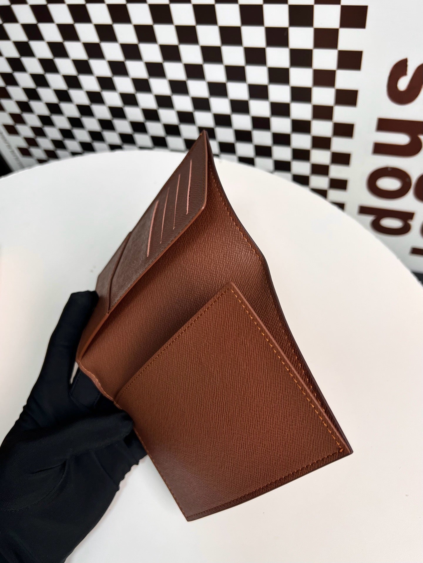 Louis Vuitton 2026 Card Holder 14cm Brown Leather