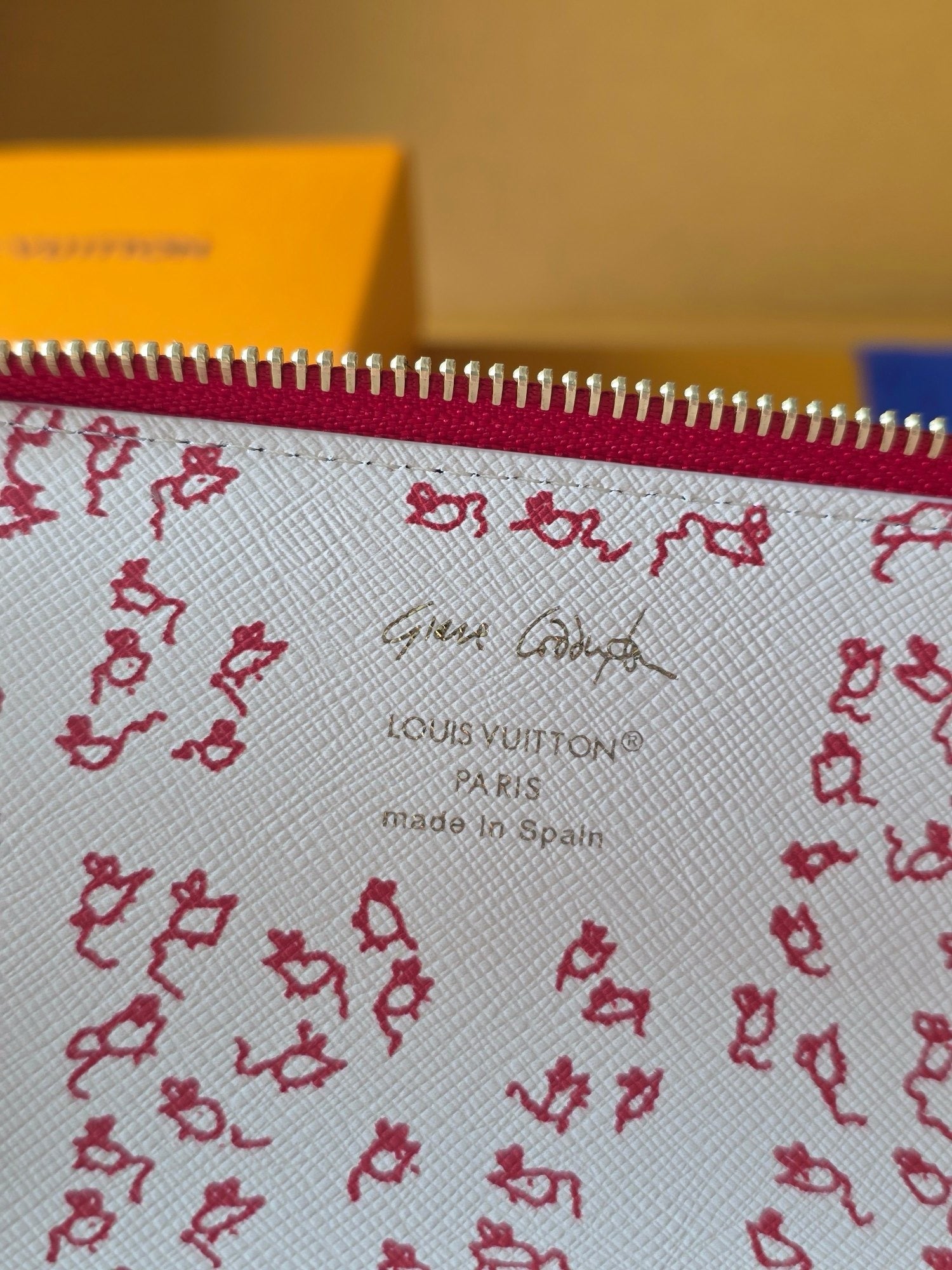 Louis Vuitton 2026 Charlotte Pencil Case 20cm Brown Pink Leather