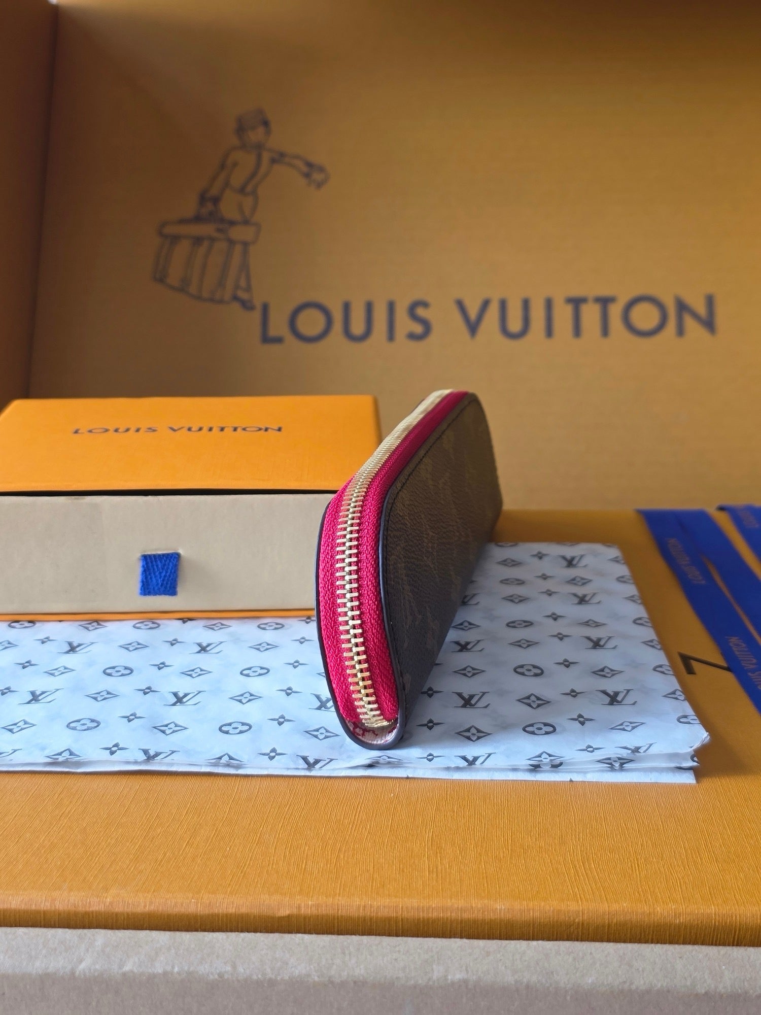 Louis Vuitton 2026 Charlotte Pencil Case 20cm Brown Pink Leather