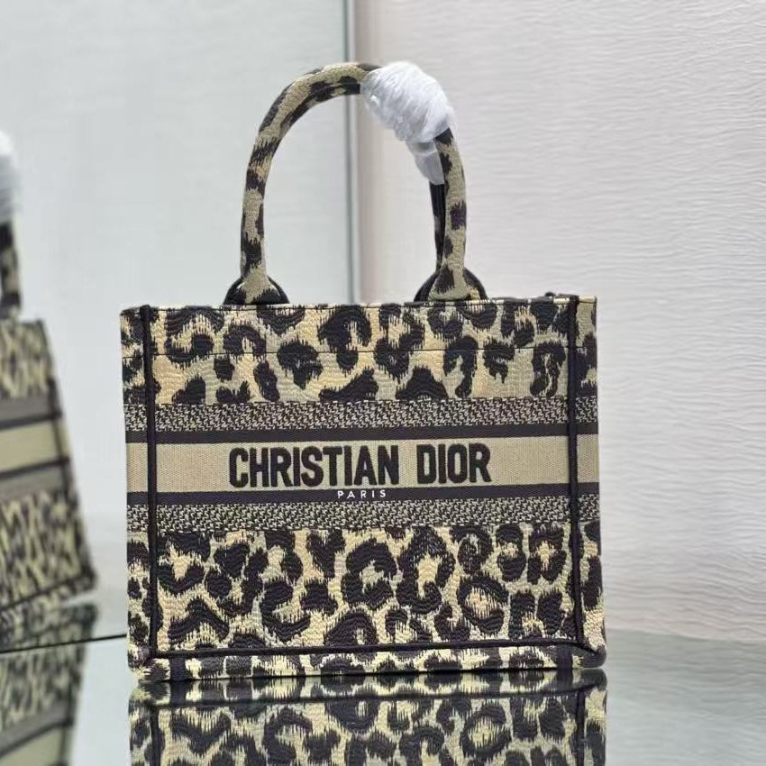 Dior 2026 Book Tote Bag 26cm "Beige Multicolor Mizza" Canvas