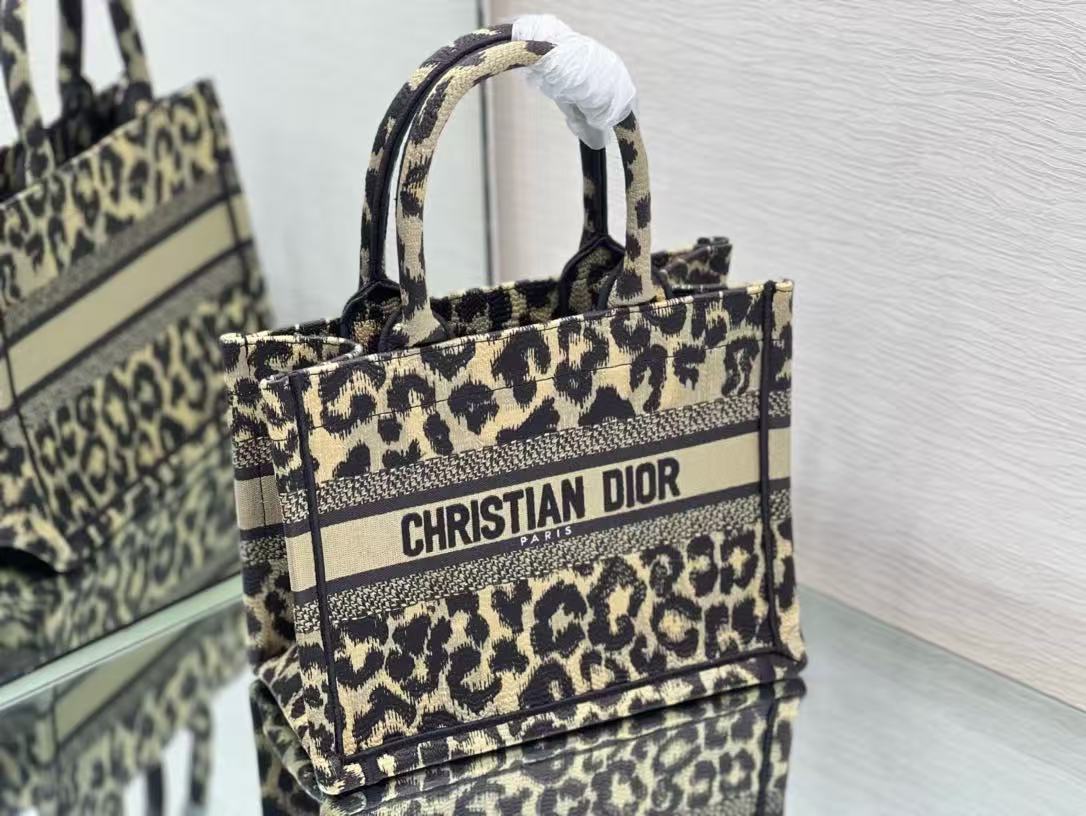 Dior 2026 Book Tote Bag 26cm "Beige Multicolor Mizza" Canvas