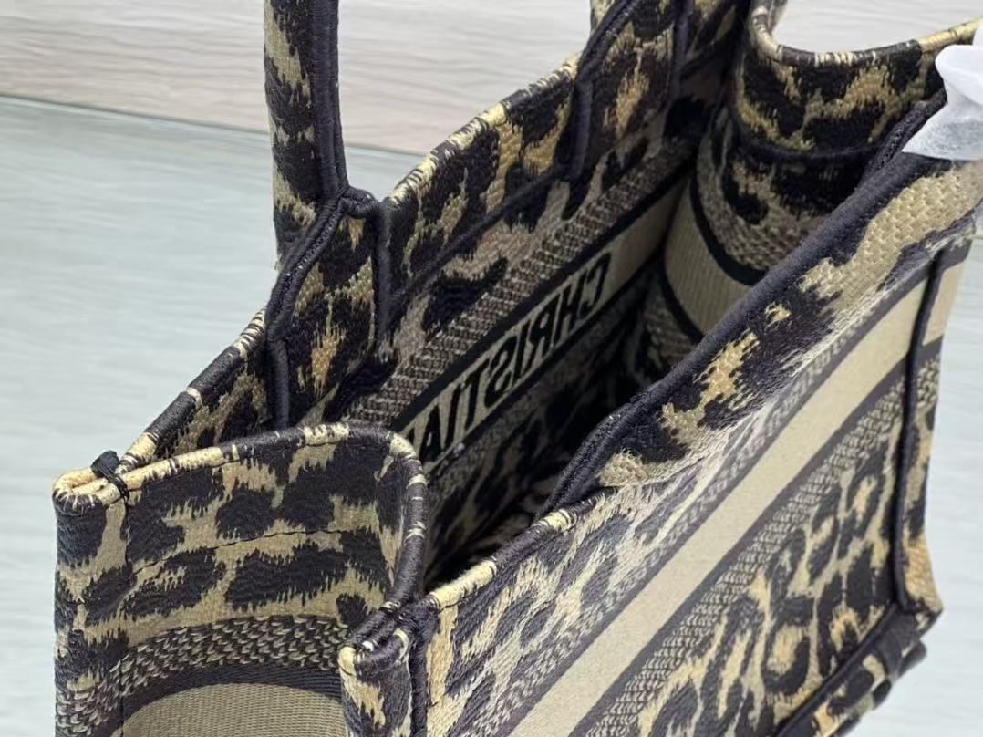 Dior 2026 Book Tote Bag 26cm "Beige Multicolor Mizza" Canvas