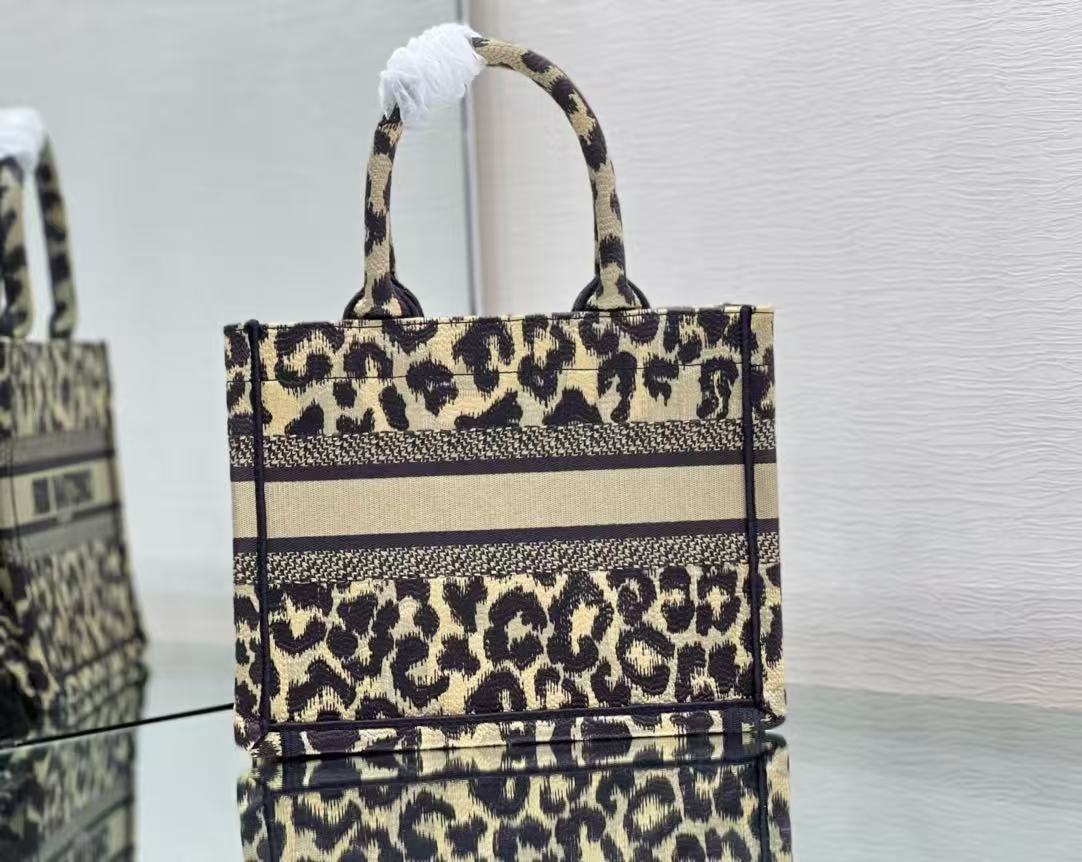 Dior 2026 Book Tote Bag 26cm "Beige Multicolor Mizza" Canvas