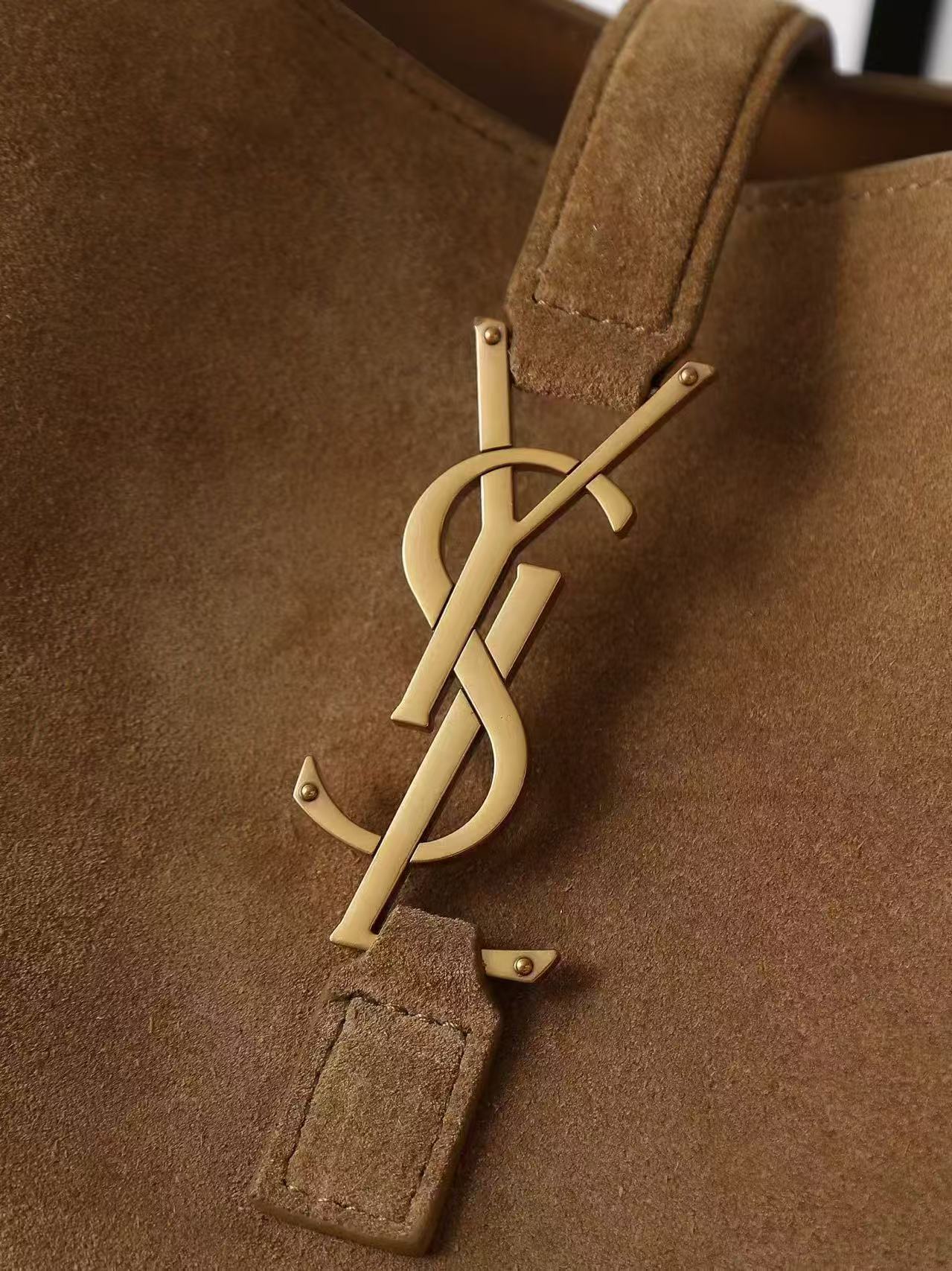 YSL 2026 Tote Bag 50cm Brown Suede