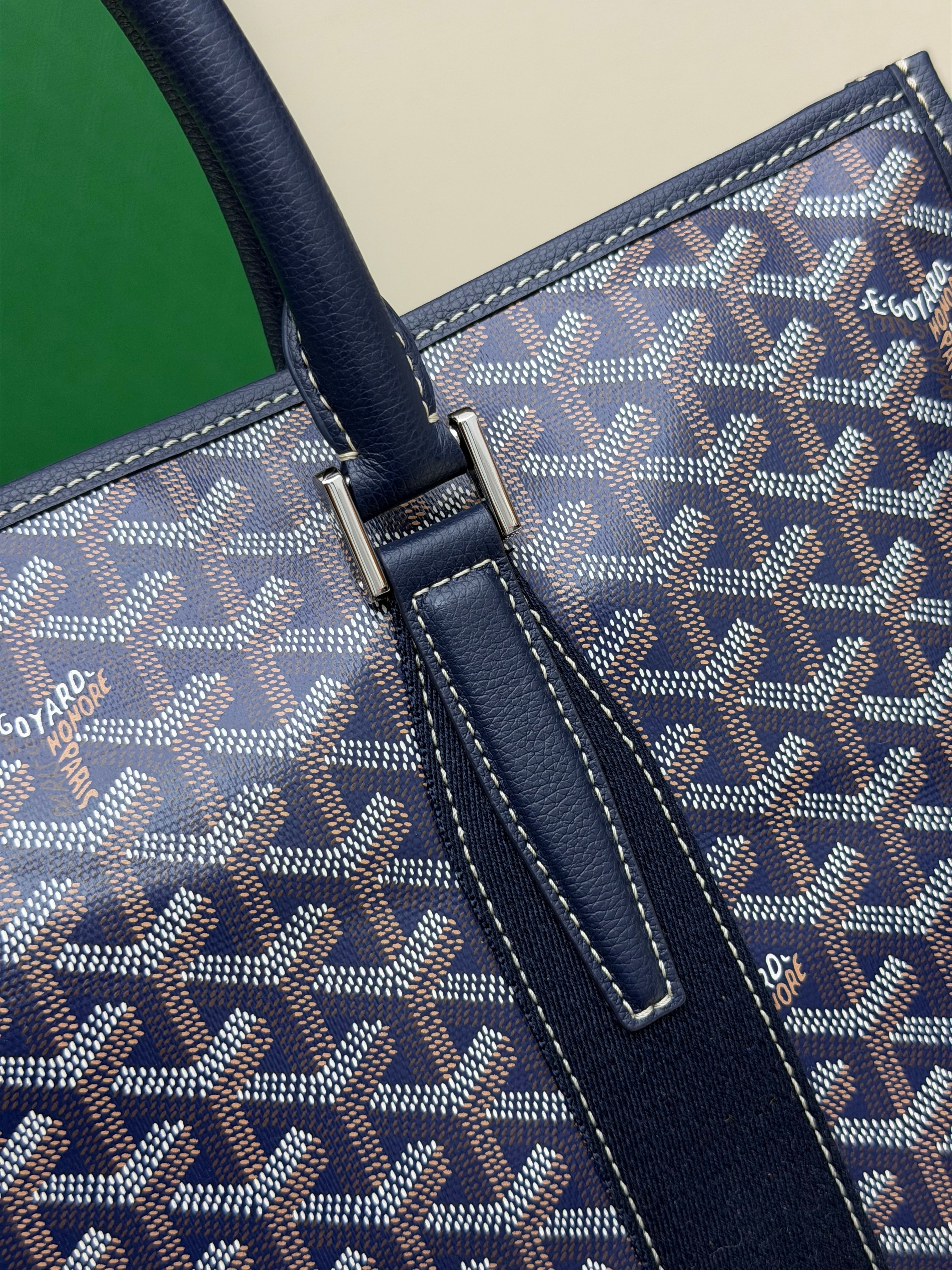 Goyard 2026 Morvan Document Bag 39cm Goyardine Canvas